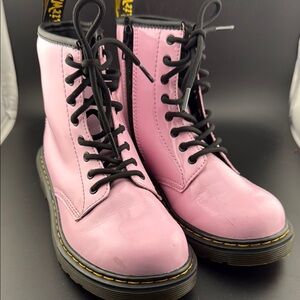 Dr. Marten’s Pink Leather Kids Boots